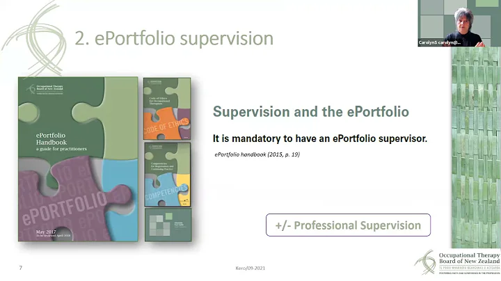 Carolyn Simmons talks about supervision