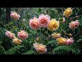 🌩️ Gentle Rain in a Rustic Remote Village [4K] 🌧️ Calm Rain &amp; Bird Sounds for Sleep &amp; Study