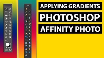 Applying gradients in Affinity Photo / Photoshop tutorial HOW TO