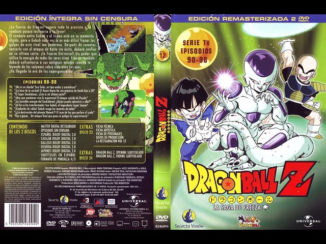 Dragon Ball Z DVD 15 the Saga Of Freezer - Episodes 57 To 60 Spanish Catalan