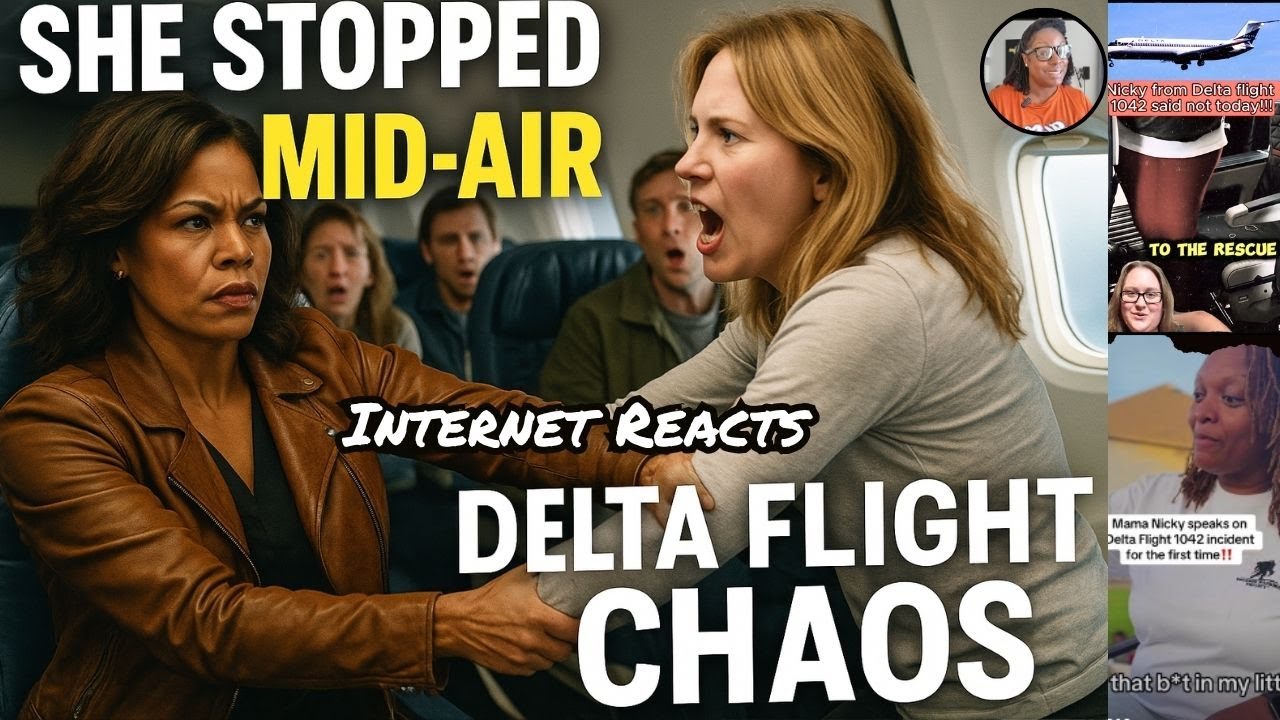 Delta Flight Chaos When A Passenger Tried To Open The Door!