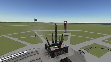 Kerbal Space Program Modular Soyuz Launhch Pad With BDB Gemini-Titan II