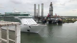 Liberty of the seas sail away, Galveston Tx