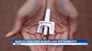 Narcan now mandatory in bars for overdose safety
