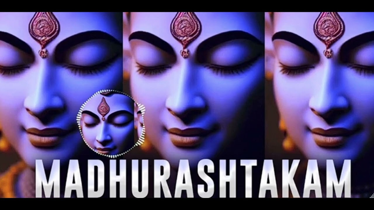 Adharam Madhuram   Madhurashtakam  Krishna Bhajan  Morning Bhajan  Adharam Madhuram with Lyrics