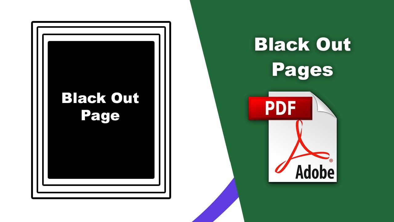 Slashed Out Document How to Hide Content by Blacking Out a Page in a PDF Document using ...