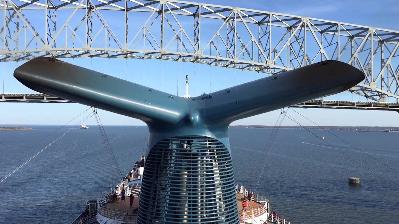 Carnival Pride sails under the Key Bridge out of Baltimore MD YouTube