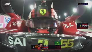 Carlos Sainz Post Qualifying Radio - 2022 Bahrain GP Q3