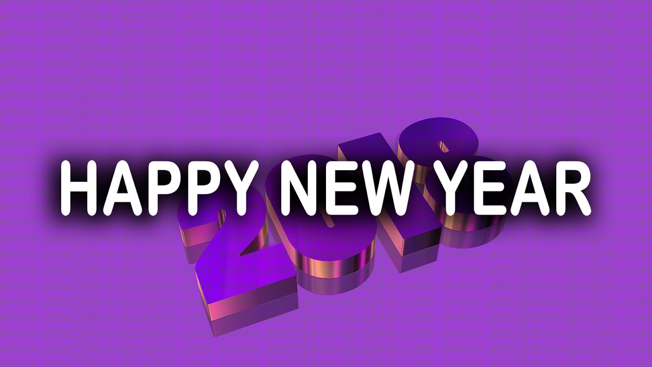 happy new year 2018 sms | 3D HD videos | New Tv
