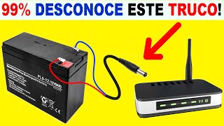 Como Tener Internet Sin Electricidad Con Simple Truco!