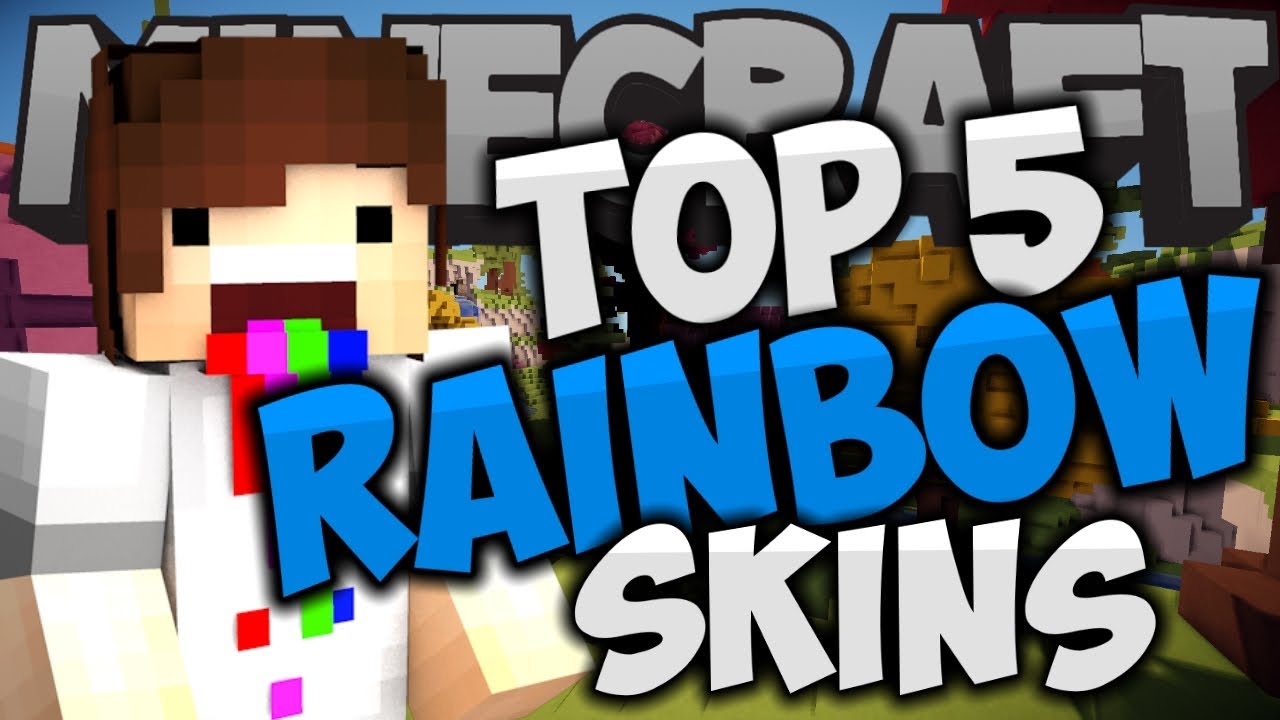 Top 5 Minecraft RAINBOW BOY SKINS #1 - YouTube