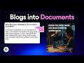 Turn Any Blog into a Document | Gamma AI Tutorial