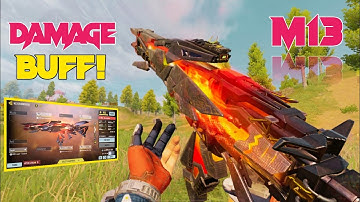 M13 Meta After Recoil Buff in cod mobile BR! 🤯 | season 4 | best m13 loadout codm | m13 cod mobile