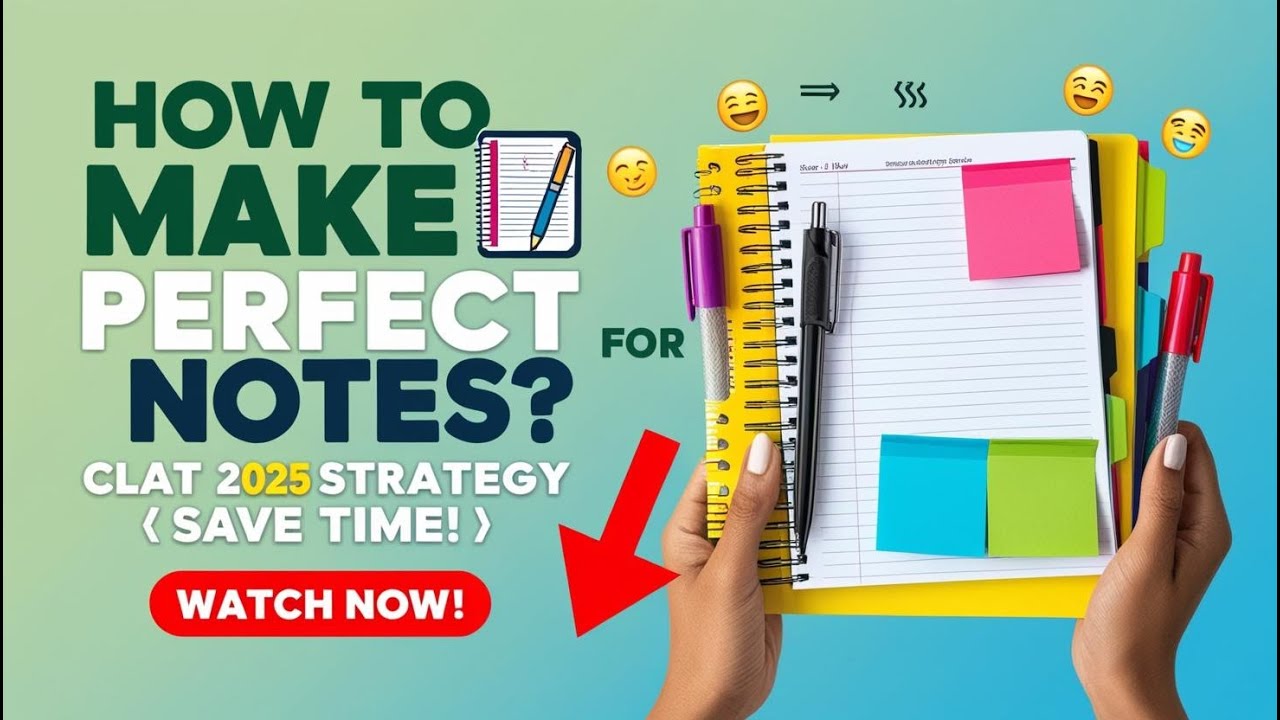 How to make notes for clat all subjects - clat preparation 2026 free ...