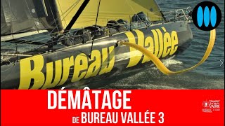 Transat Jacques Vabre 2021 - dématage de Bureau Vallée 3 après 10 heures de course