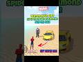 spider man clean the beach and gift super car in indian bike driving 3D#viralvideo#trending#gaming