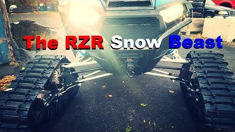 The RZR Snow Beast 2018 Turbo Polaris XP 1000
