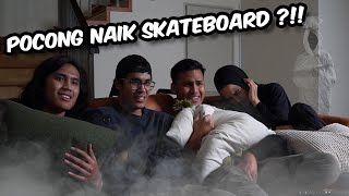 FIRST TIME REACT UXM - POCONG NAIK SKATEBOARD BEB  w/ Aisyah Habshee & Bros