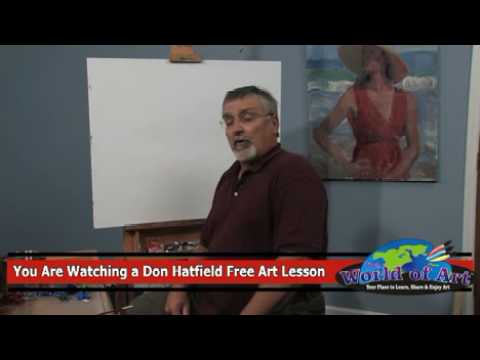 Free Art Lesson - Don Hatfield - Posing a Live Model