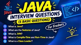 5 Important Java Interview Questions for Freshers | Java Interview Preparation #1