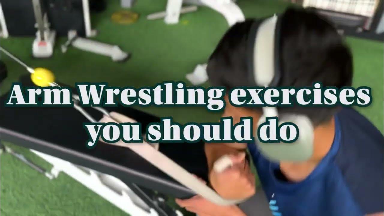 8 ArmWrestling Exercises for Gym Arm wrestling training workout