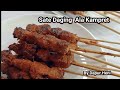 Rasa Bumbunya Lebih Enak Dari Yang Asli, Ide Nyate Daging  Kurban, Sate Ala Kampret Jombang