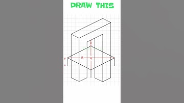 how to draw 3D step by step | very easy | with dimension #3D #shorts #drawing #art