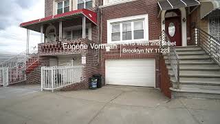 2415 West 2nd Street, Brooklyn NY 11223 | Eugene Vortman 646-691-0880