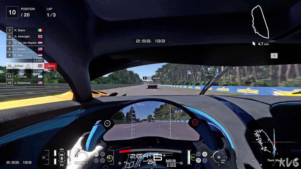 Gran Turismo 7 - Bugatti VGT (Gr.1) - Cockpit View Gameplay (PS5 UHD) [4K60FPS]