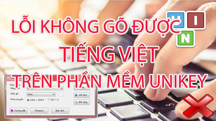 Lỗi ko gõ được tiếng việt trong word