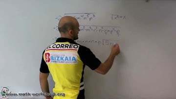 Algebra - Radical Expressions - Simplifying single radicals - Hard