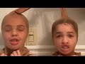 A weird trend but we had to try it funnytwins viral