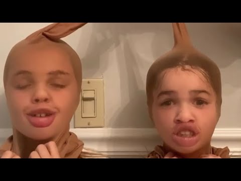 A Weird Trend But We Had To Try It. Funnyvideo Twins Viral