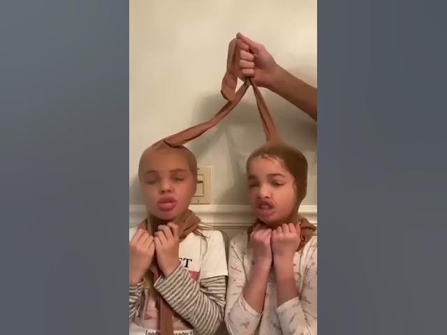 A weird trend but we had to try it. #funnyvideo #twins #viral