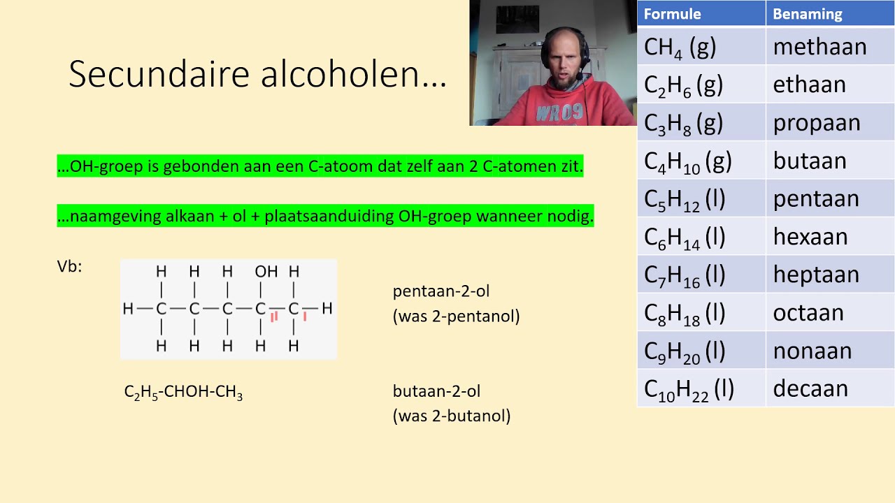 Alcoholen (organische chemie, deel 3) - youtube