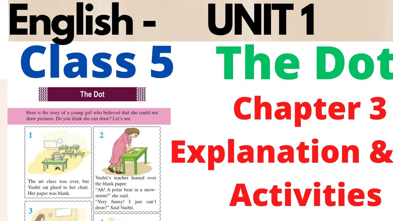 Class 5 English Unit 1 The dot and activities/Class5 English chapter 3