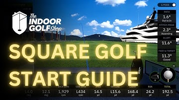 How to Set Up & Navigate Your Square Golf Launch Monitor | Step-by-Step Guide