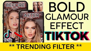 How to Find Bold Glamour Effect on Tiktok | How to Use Bold Glamour Filter on Tiktok (2023)