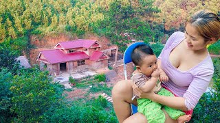 Hoài Single Mom - Harvesting Cassava, Processing and Selling, Taking Care of Babies #farming