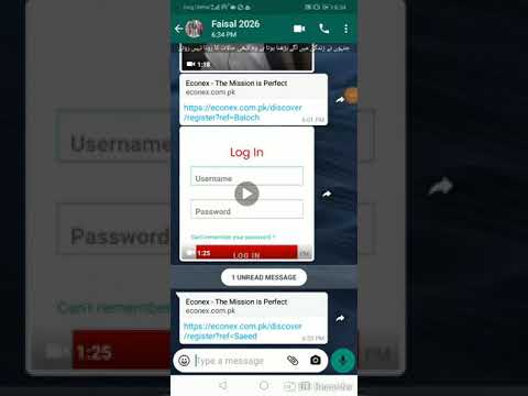 How to Register/login In Econex? watch Full Video