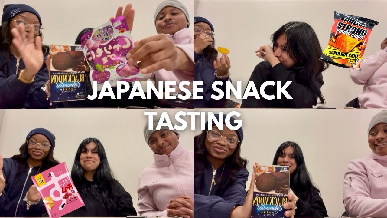 JAPANESE SNACK TASTING 🍪🍇 