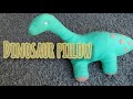 Dinosaur cushion/pillow by Mommy Life