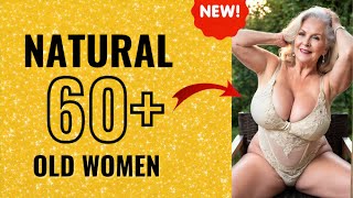 Natural Older Women OVER 60 - Fashion tips review #naturalwoman