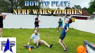 How To Play Nerf Wars: Zombies - Flake and Flosh #nerf #nerfwar #comedy #zombiesurvival