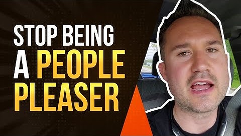 Learn how to SAY NO and STOP doing favors for other people, stop being a PEOPLE PLEASER