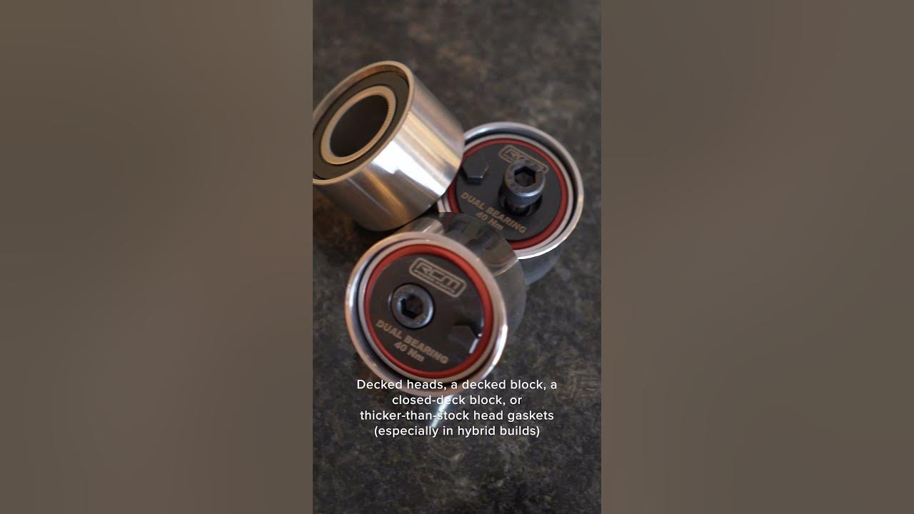 RCM Dual Bearing Eccentric Idler Pulleys for Subaru EJ Motors YouTube