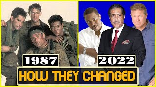 TOUR OF DUTY Cast Then and Now ( 1987 VS 2022) - How They Changed \u0026 Who Died