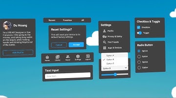 VR UI Design System - Material Design