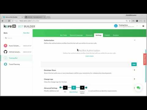 10 - Adjust Chatbot Settings and Publish with Kore.ai