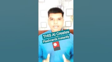 AI Creates Flashcards in Seconds! ✨ #shorts